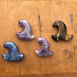 Set of Crystal Witch Hats